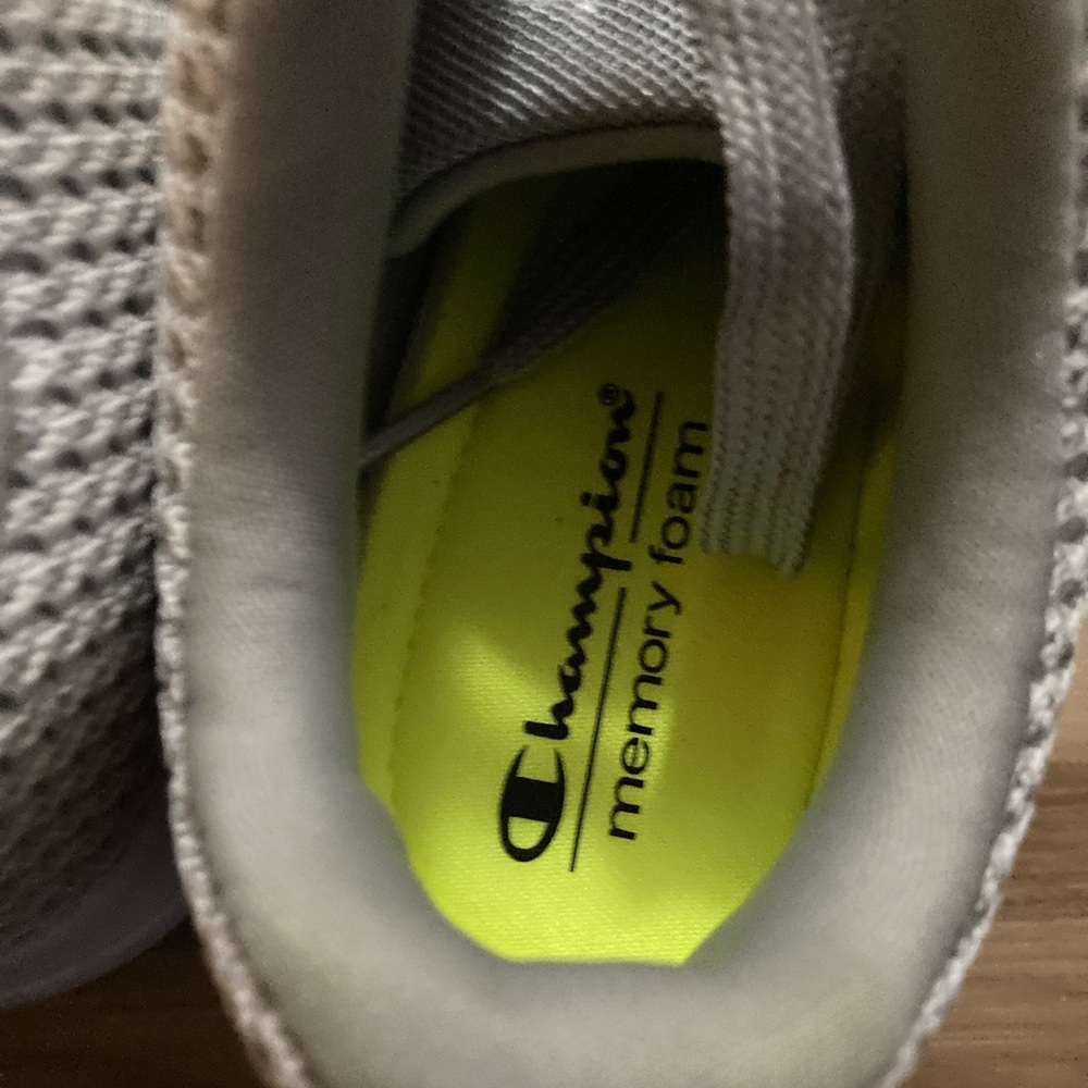 Champion Womens Beige Memory Foam Sneakers 8 - Picture 3 of 6